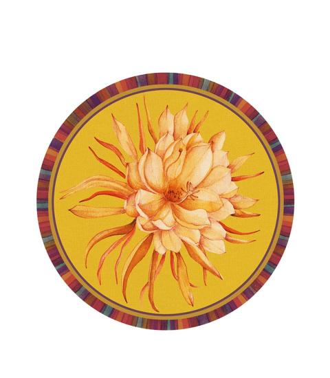 L'oca Nera -Tovaglietta rigida gialla - Protea reale