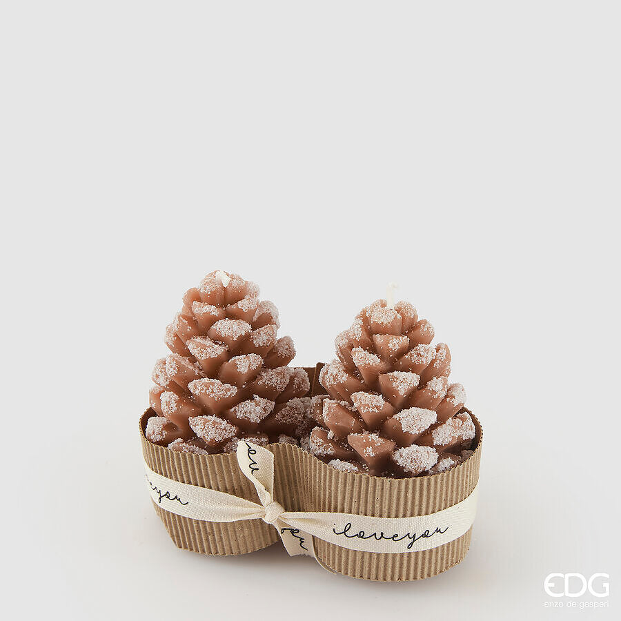 EDG -Candela pigna set 2 pz