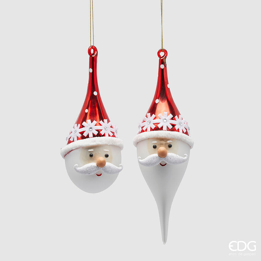 EDG-addobbo di vetro babbo natale