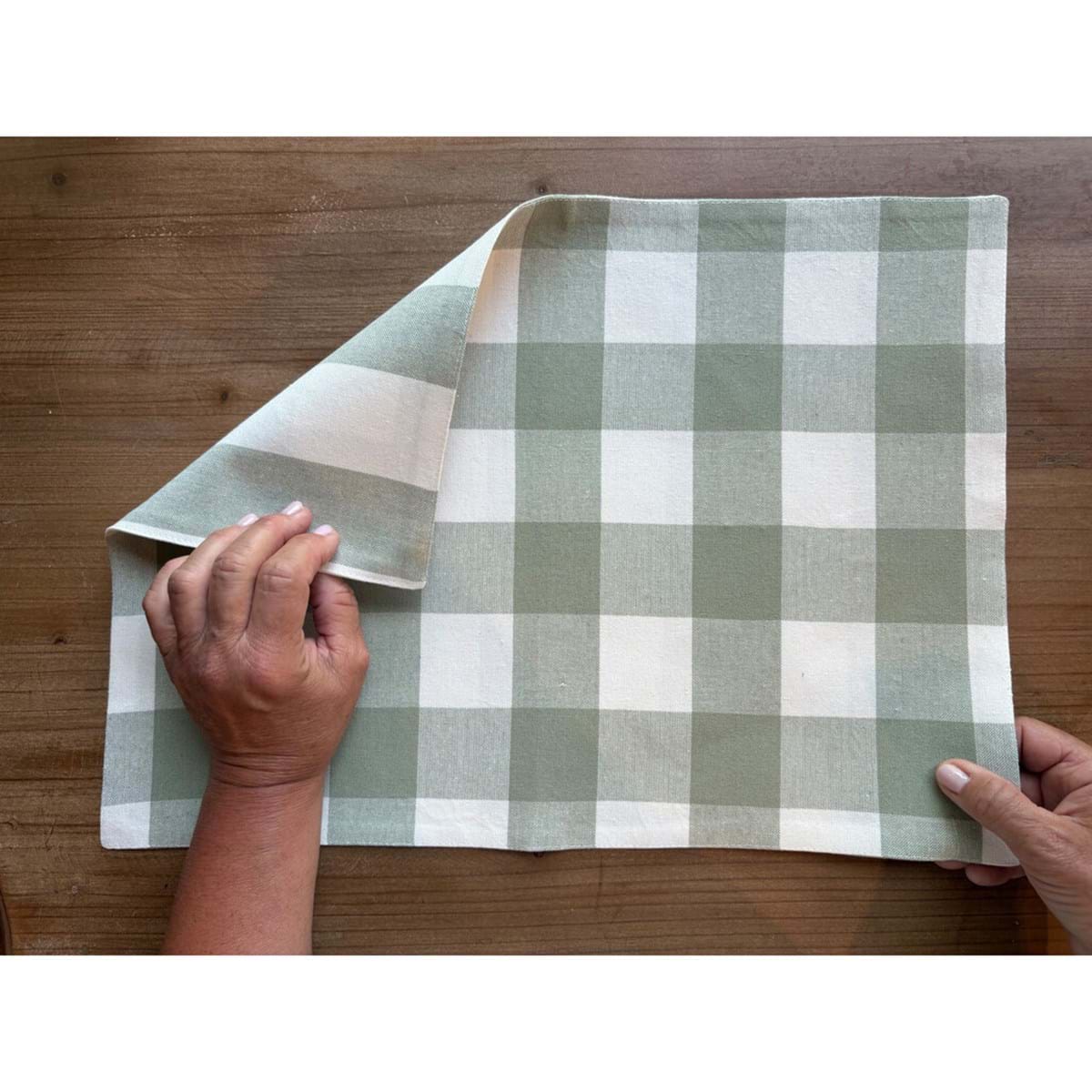 Blanc mariclo' -tovaglietta a quadri