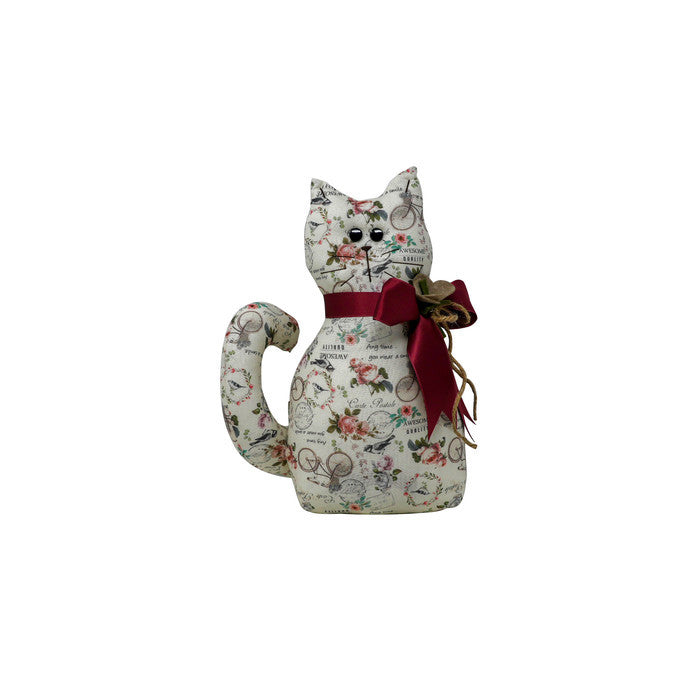 Nuvole di stoffa -gatto Achille fermaporte