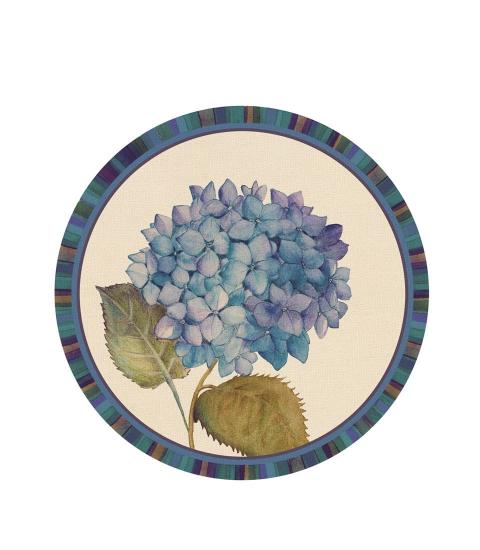 L'oca Nera -Tovaglietta rigida avorio- ortensia