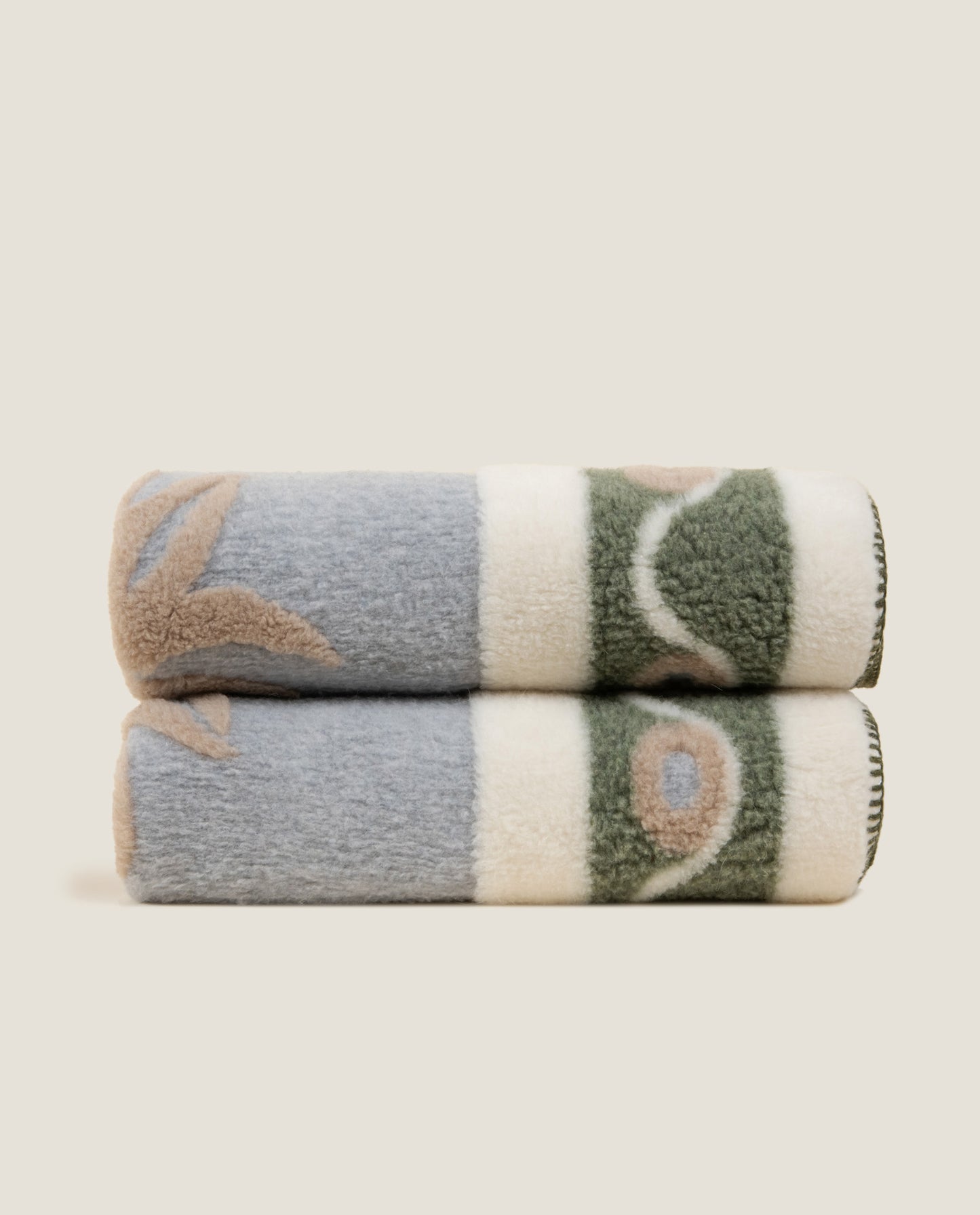 I FRATI HOME -Coperta trionfale grigio e rosa