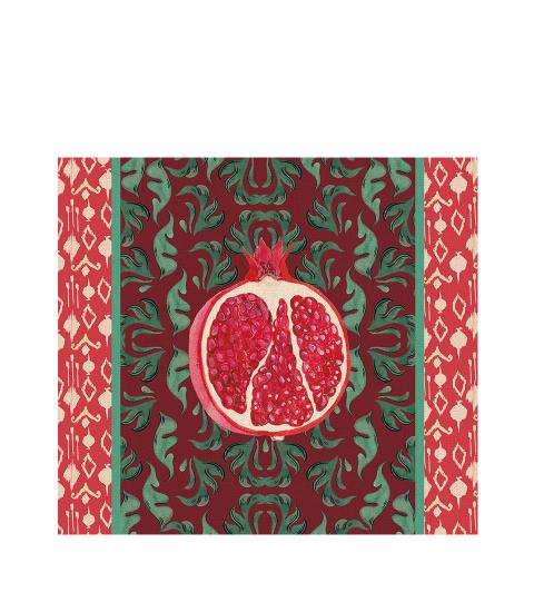 L'oca Nera -Tovaglietta melograno