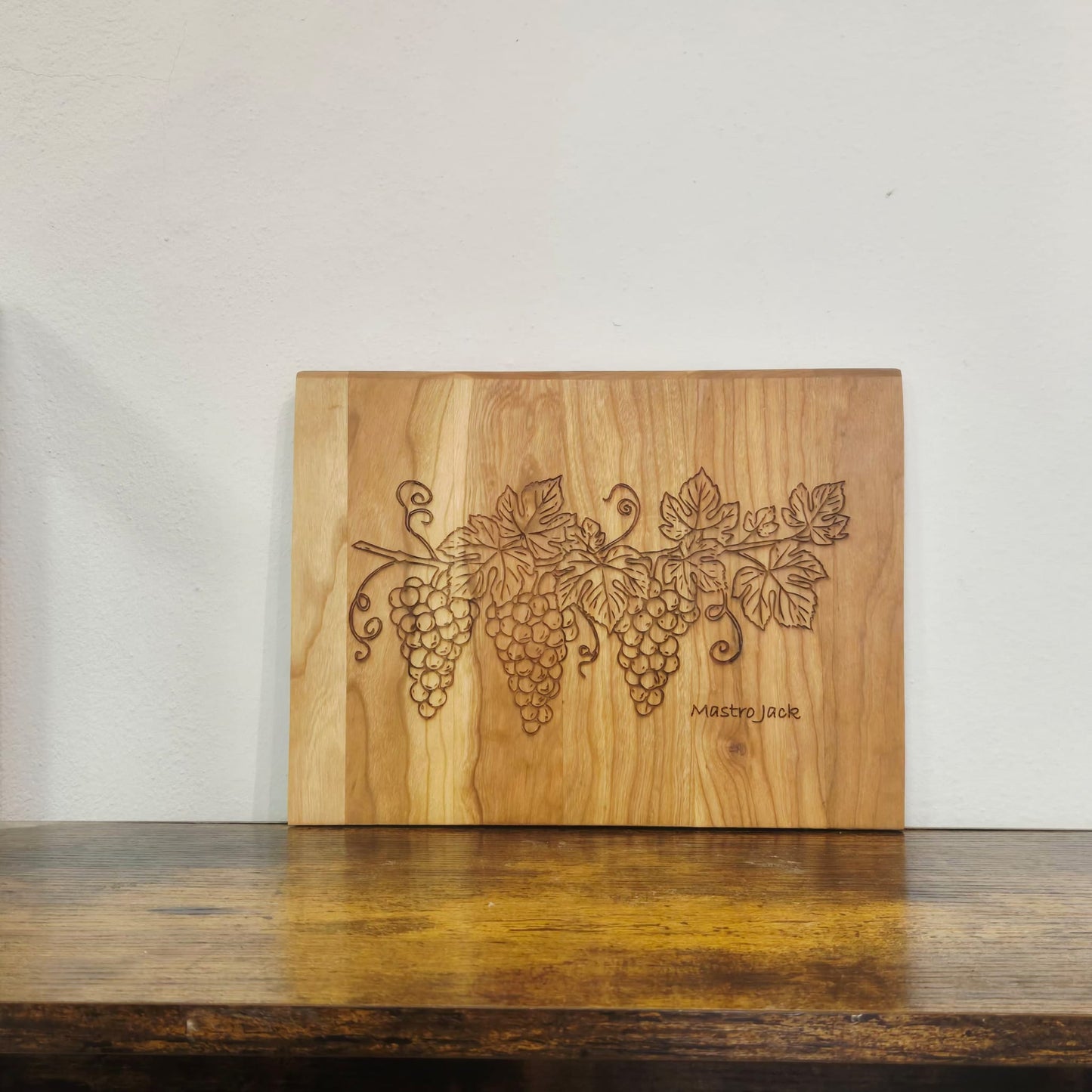 Mastro Jack - quadretto in legno di olivo