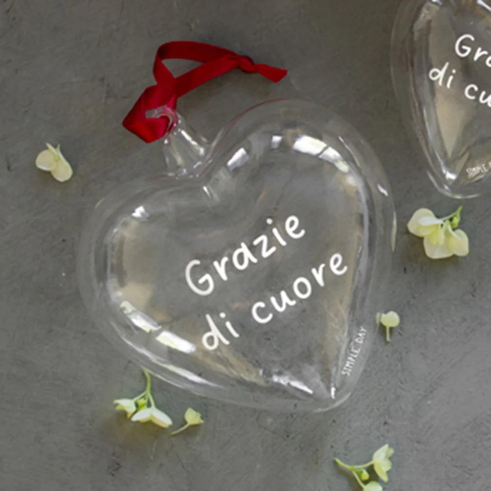 Simple day - pallina cuore , grazie di cuore