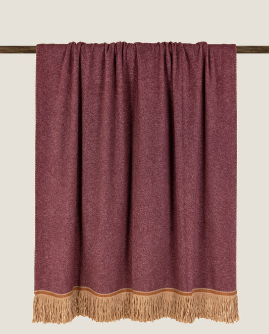 i Frati -coperta con frange lunghe bamboo