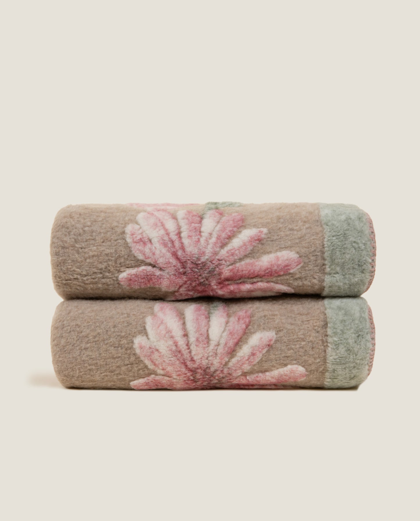 I FRATI HOME -Plaid Cicoria Rosa (cachmere)