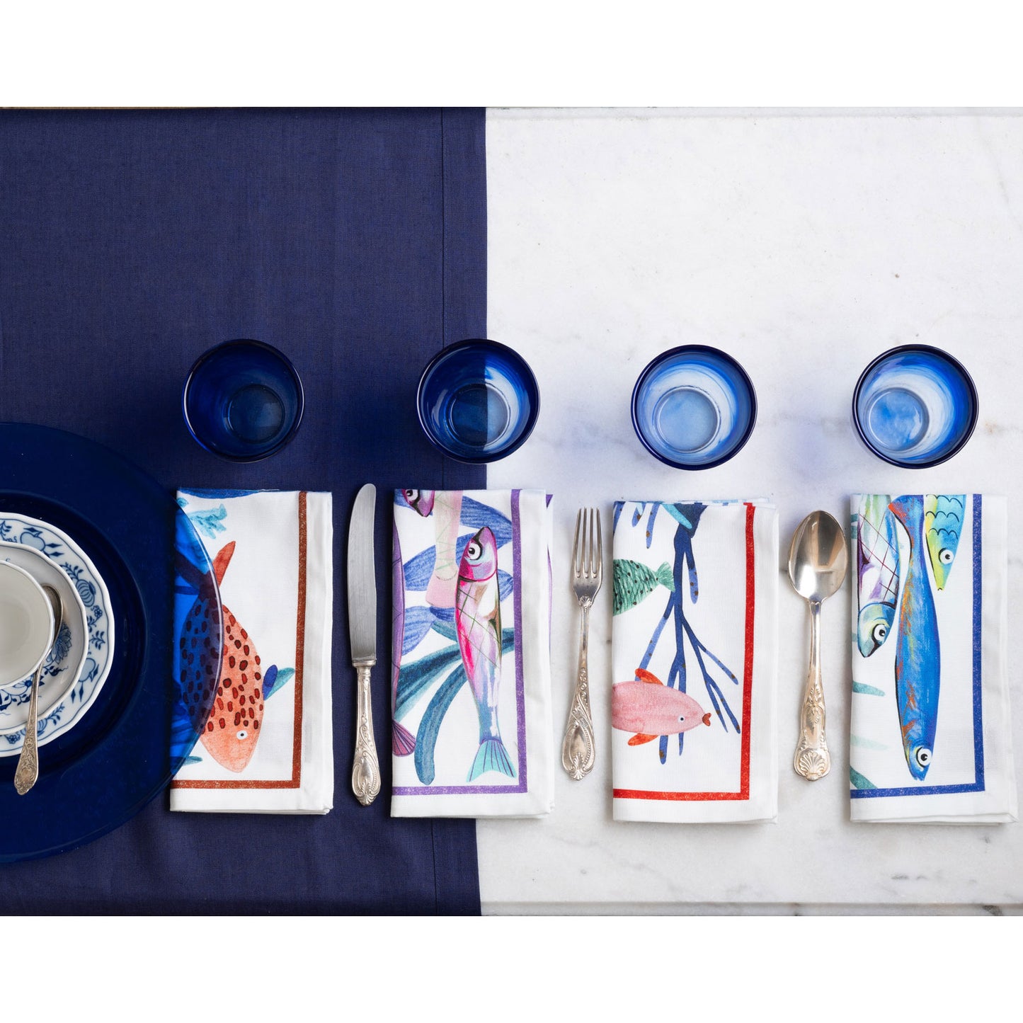Tessitura Toscana Telerie - Set tovaglioli Altomare
