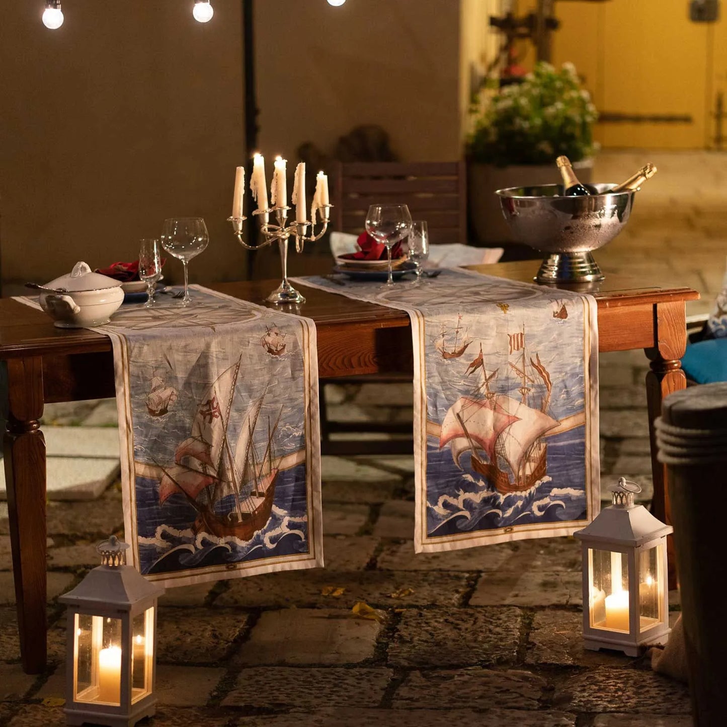 Tessitura toscana telerie -Runner Bounty