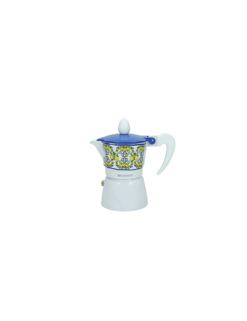Brandani -Caffetttiera Citrus blu moka