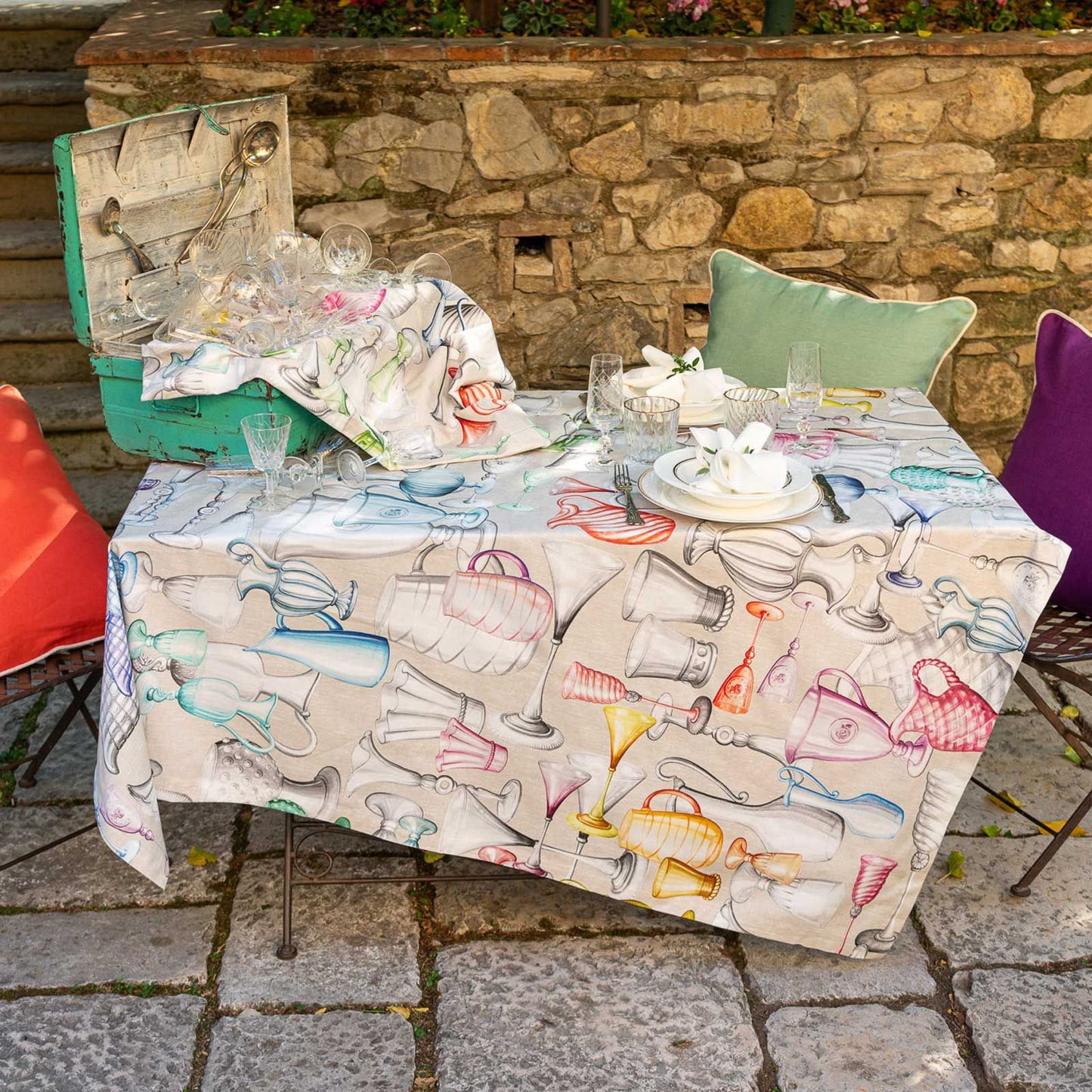 Tessitura toscana telerie -Runner Cheers