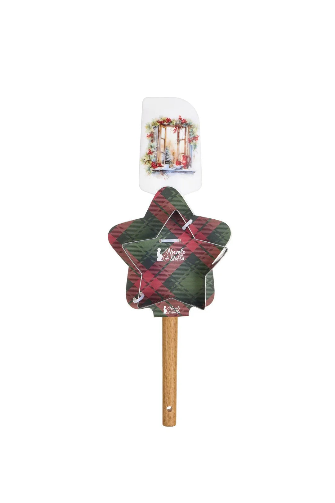 Nuvole di stoffa -spatola con stampino 6 fantasie assortite