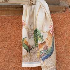 Tessitura toscana telerie -Asciughino Rooster