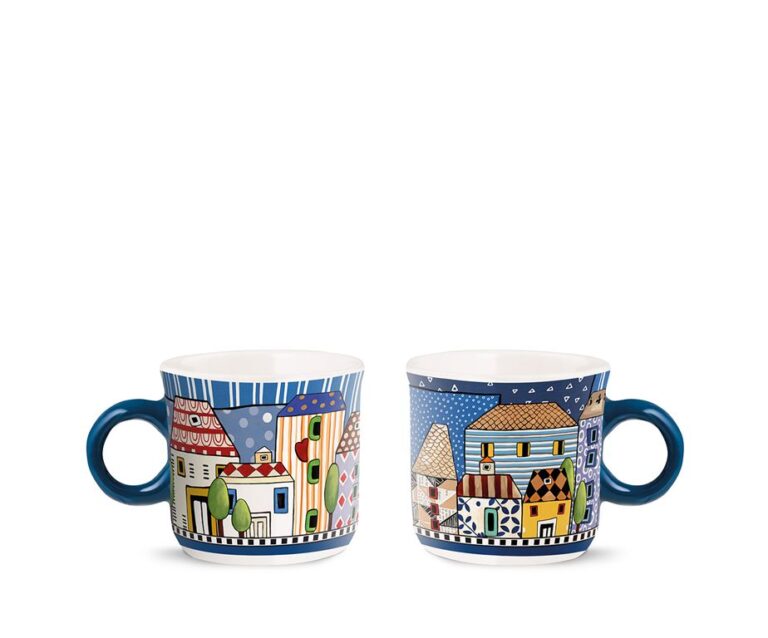 Egan -Paese mio -set 2 tazzine caffe ass