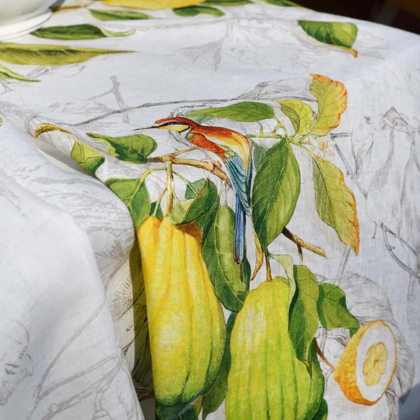 Tessitura toscana telerie -Runner Limoncello