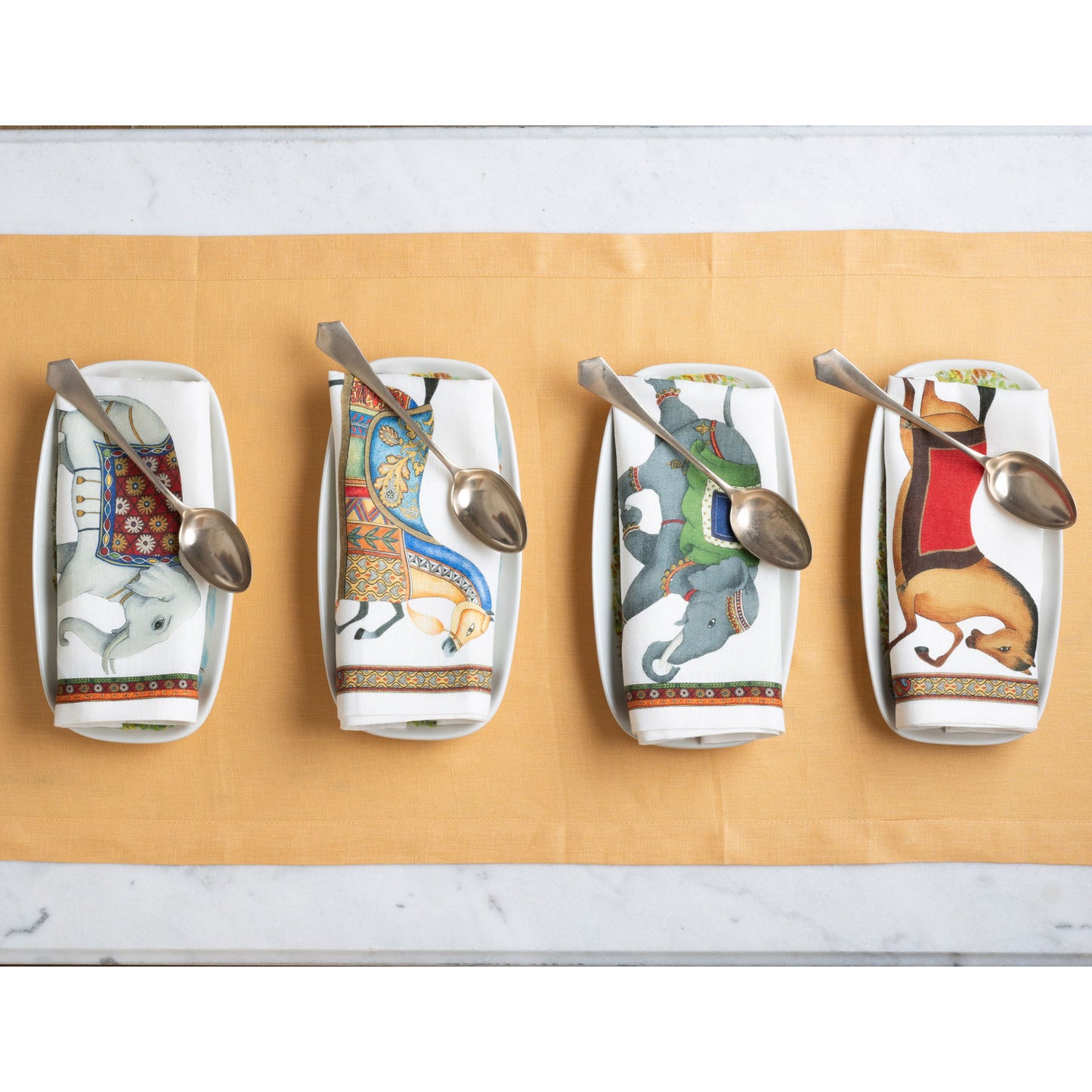 Tessitura Toscana Telerie - Set tovaglioli Maharaja