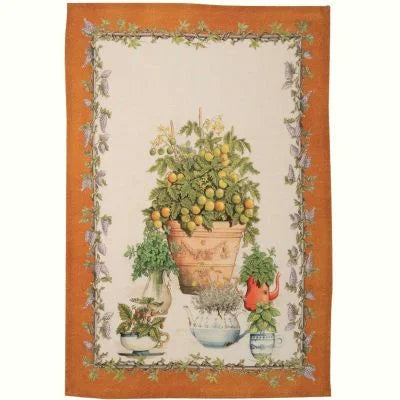 Tessitura toscana telerie -Asciughino Balcon Potager