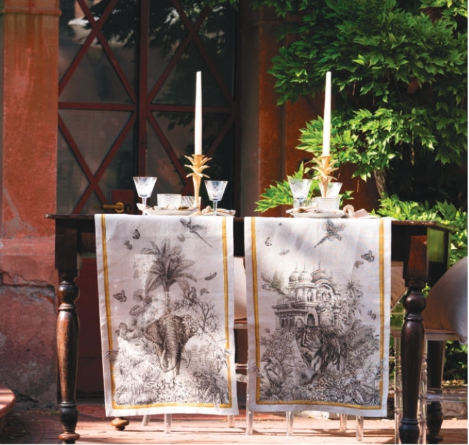 Tessitura toscana telerie -Runner Tantra