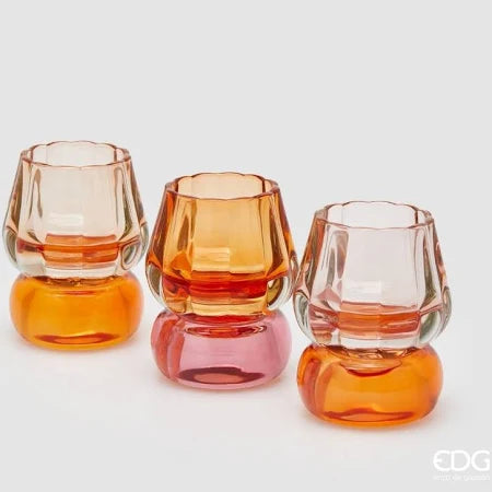 EDG- portacandele Amleto arancio