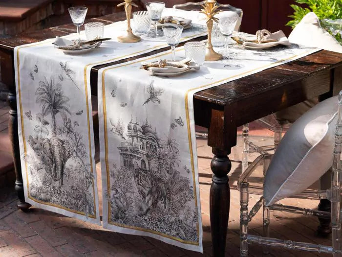 Tessitura toscana telerie -Runner Tantra