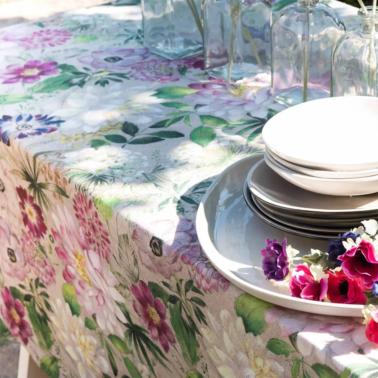 Tessitura toscana telerie -Runner "Vie en rose"
