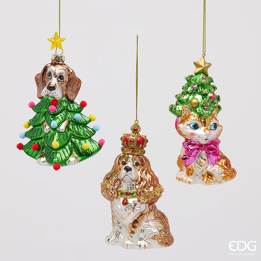 EDG -Pallina per addobbo albero animali