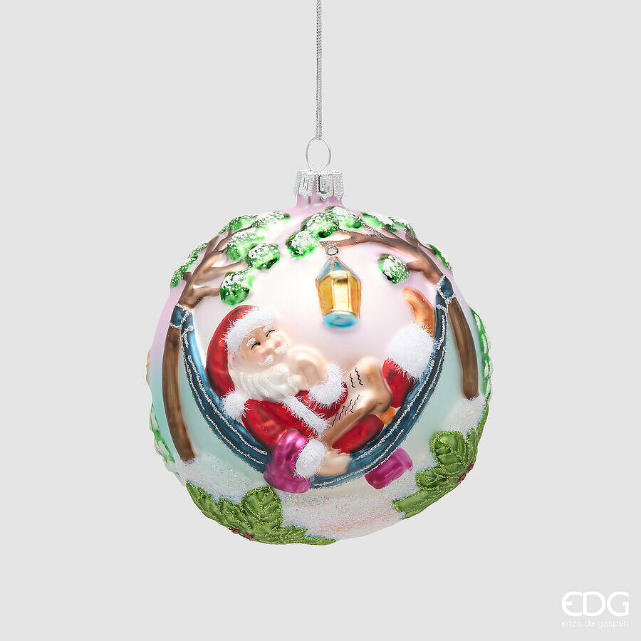 edg -decoro palla babbo natale e pupazzo di neve