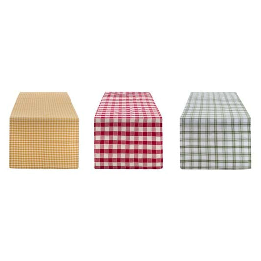 Blanc mariclo' -runner assortito a quadri