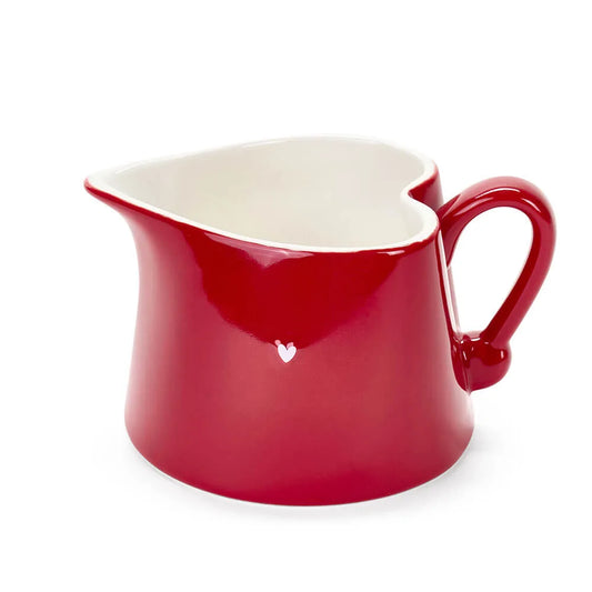 Nuvole di Stoffa Lattiera Cuore Porcellana 425 ml – Storia di Natale
