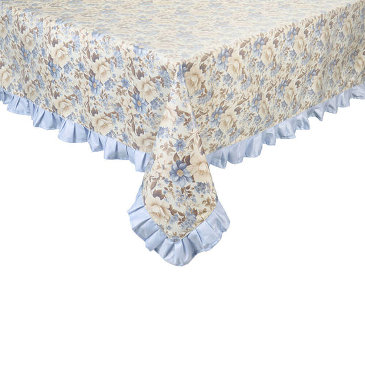 Nuvole di stoffa -tovaglia plastificataceleste