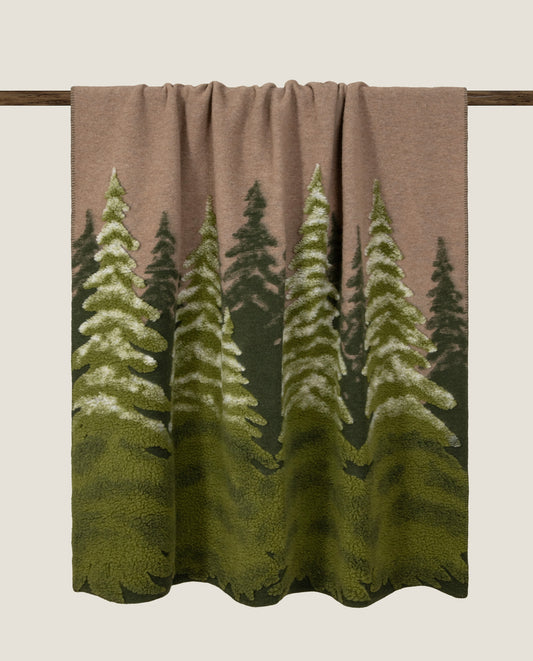 I FRATI HOME -Coperta Bosco verde