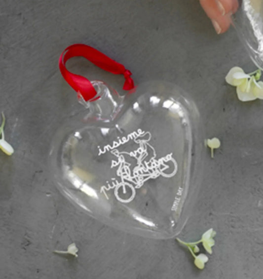 Simple day -pallina cuore noi due si va più lontano