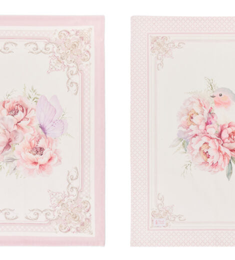 Nuvole di stoffa - strofinaccio fiorirà