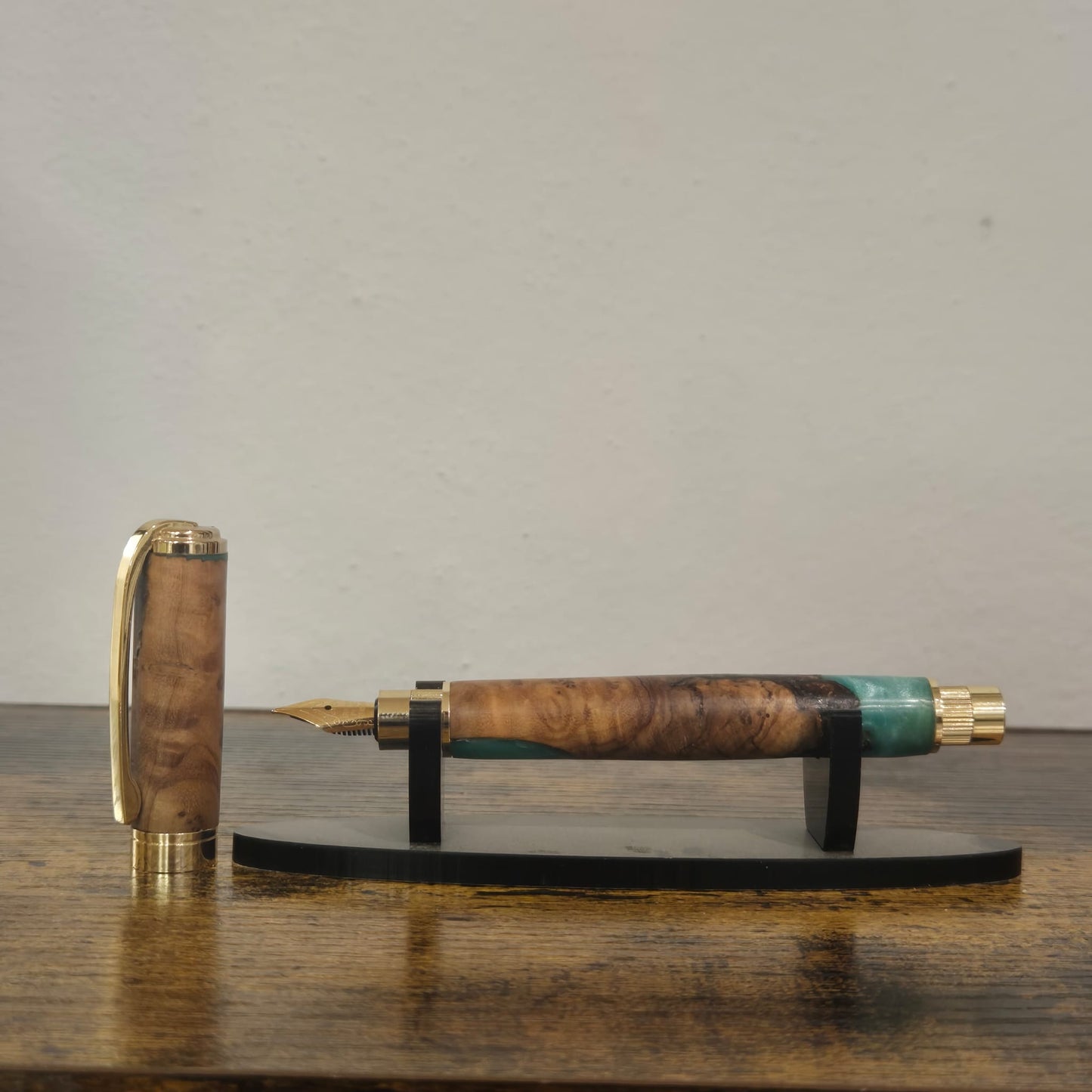 Mastro Jack -Penna stilografica in radica di olivo