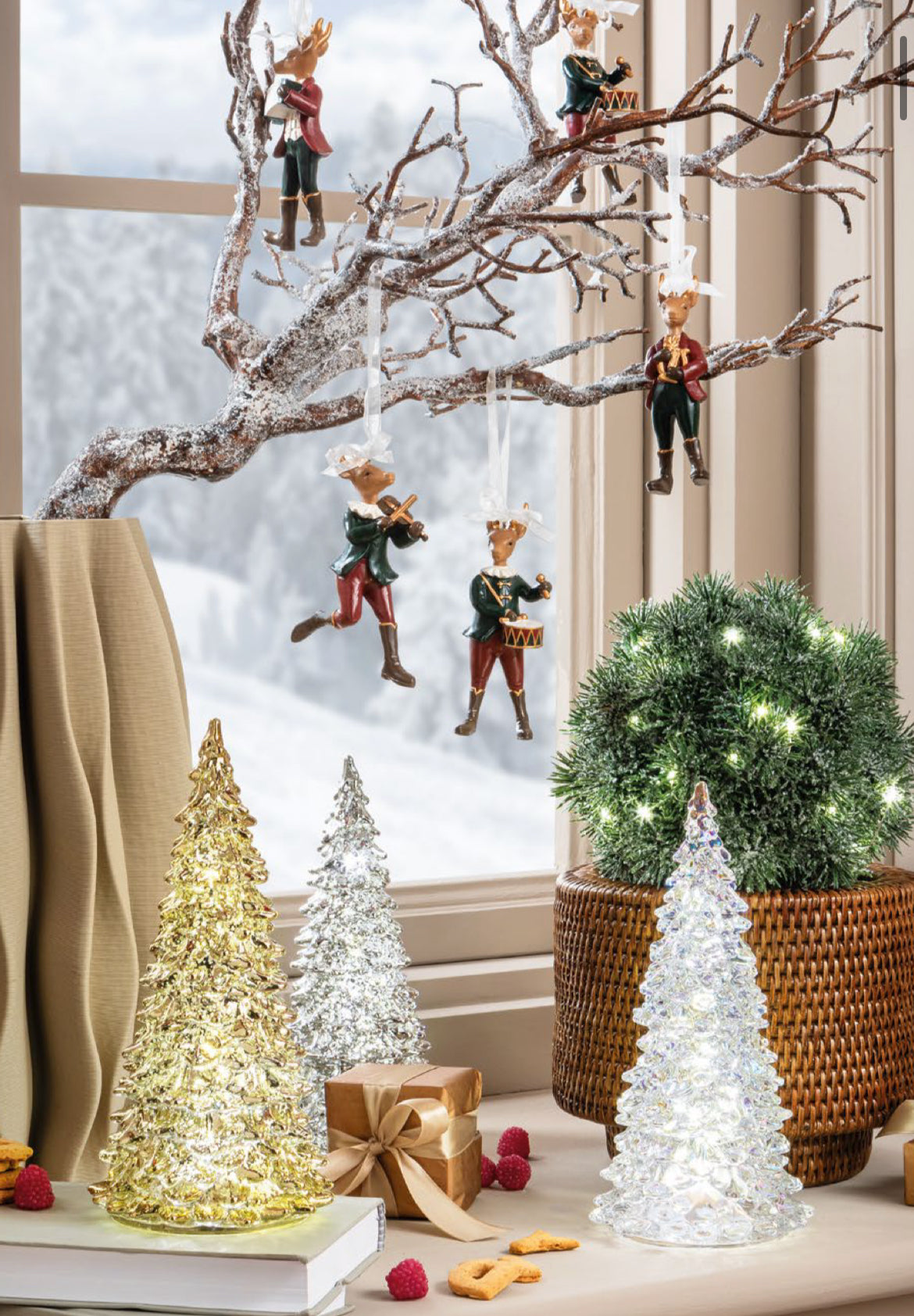 L'oca nera -Sentiero di cristallo - albero con led