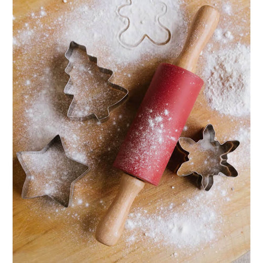Nuvole di Stoffa Set Natale Stampini + Mattarello