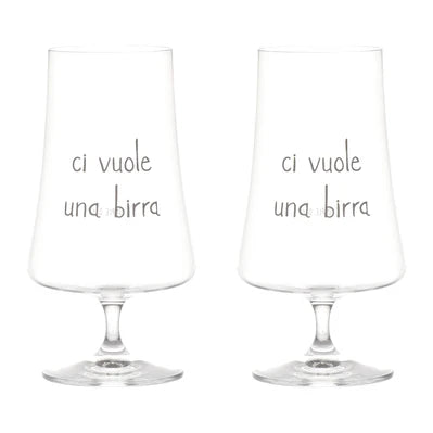 Simple day - set 2 calici da birra