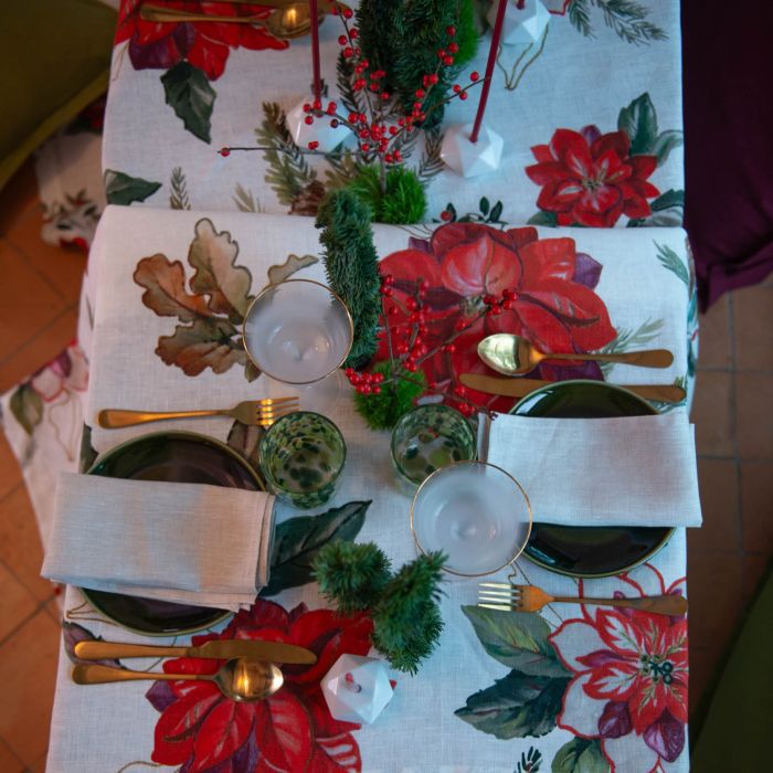 Tessitura toscana telerie -Tovaglia Etoile