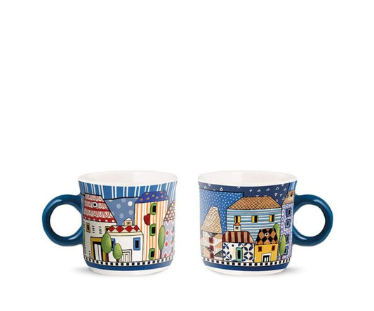Egan -Paese mio -set 2 tazzine caffe ass
