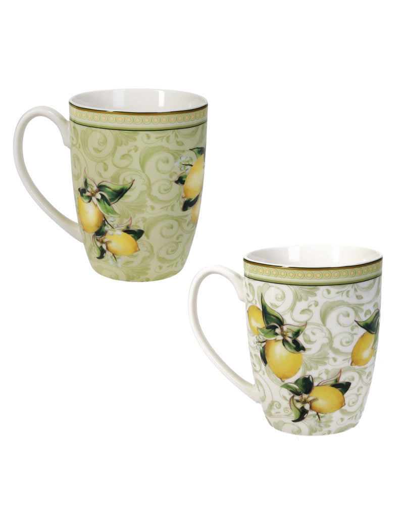 Brandani set 2 Mug limoni