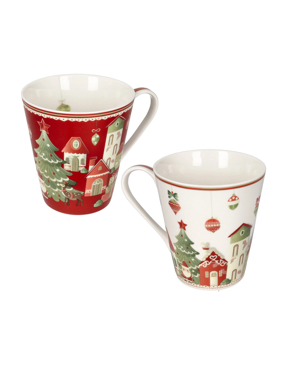 Brandani Villaggio in festa set due mug
