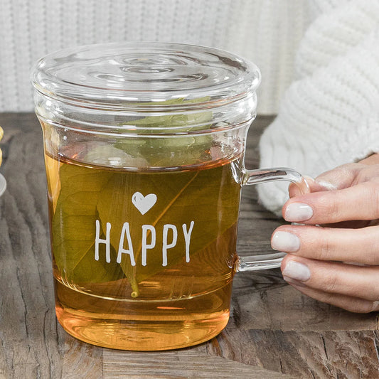 Mug con Infusore Happy