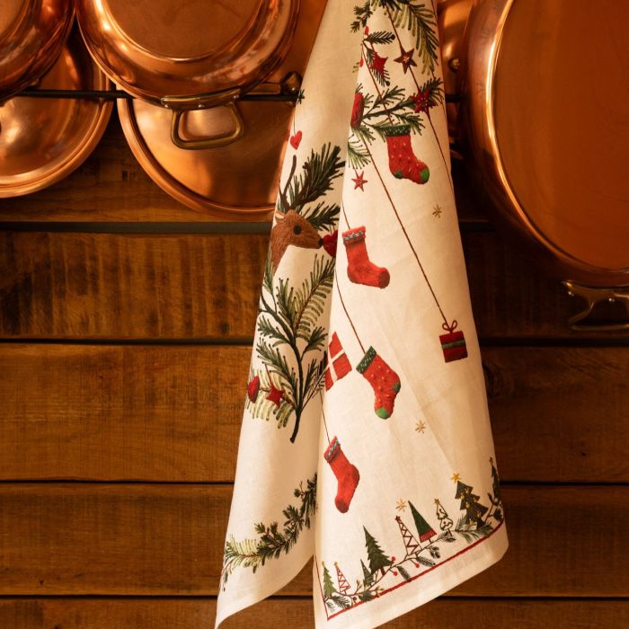 Tessitura toscana telerie -tovaglia rudy