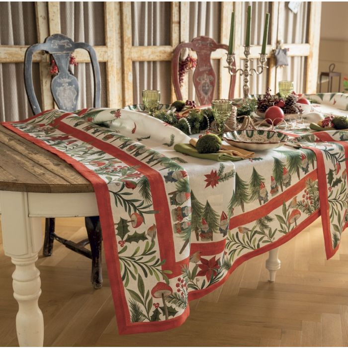 Tessitura Toscana Telerie -tovaglia Jolly elf