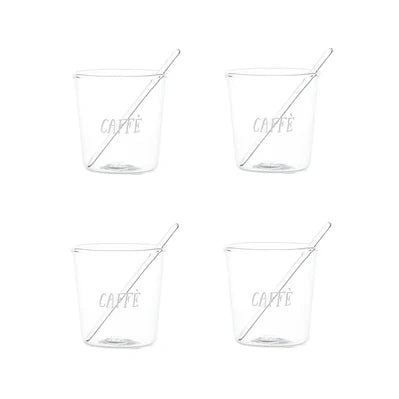 SET 4 BICCH. ESPRESSO Caffè
