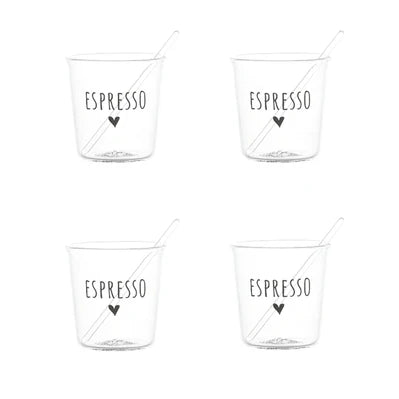 SET 4 BICCH. ESPRESSO