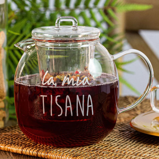 TEIERA IN VETRO 600ML LA MIA TISANA